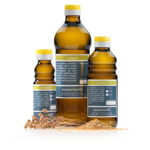 Goldleinöl in Rohkostqualität BIO